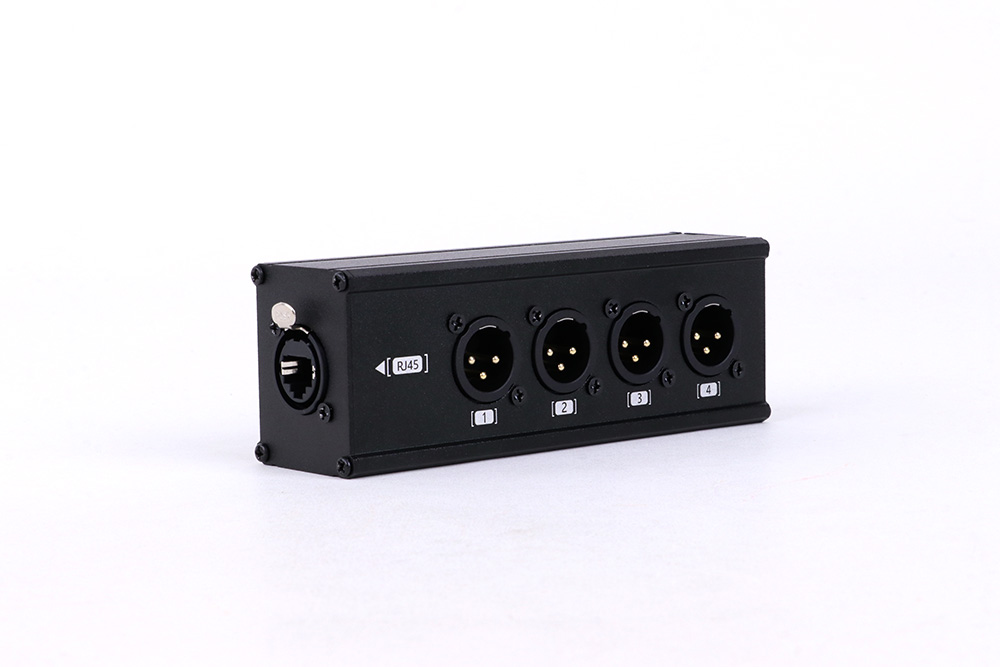 Negro, RJ45-XLR M