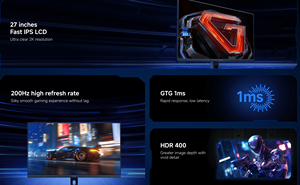 จอเกมมิ่ง Xiaomi 2K รุ่น G27Qi 2026 จอเกมมิ่ง IPS ความคมชัดสูง ความละเอียด 2K อัตรารีเฟรชสูง สำหรับเล่นเกมบนพีซี - Product Image 3