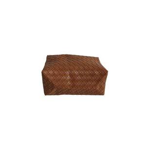Woven Leather Tissue Box Black Gray White Brown For Car Living Room Bathroom - Product Image 5