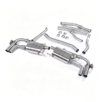 Échappement Catback en Acier Inoxydable 304 pour Mercedes-AMG GLE53 W167 3.0T 2020-2026, Système de Silencieux à Commande de Soupape OEM Original