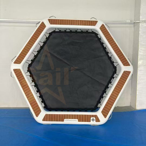 Matelas flottant gonflable de haute qualité pour <span class=keywords><strong>piscine</strong></span>, tapis de sol aquatique DWF personnalisé pour eau libre, hamac aquatique gonflable - Product Image 6