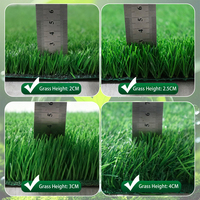 Rumput Sintetis Portabel Bahan PP untuk Piknik Luar Ruangan, Alas Rumput untuk Berkemah, Lapangan Olahraga & Penggunaan di Taman