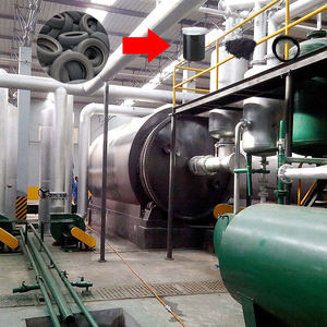 โรงงานผลิตยางรถยนต์ใช้แล้วด้วยกระบวนการไพโรไลซิสแบบต่อเนื่อง ด้วยระบบเกียร์คุณภาพสูง ดีไซน์ใหม่ กำลังการผลิตสูง 1-300 ตัน/วัน - Product Image 4