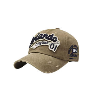 定制优质设计师棒球帽，带刺绣标志时尚普通面料帽子 - Product Image 5