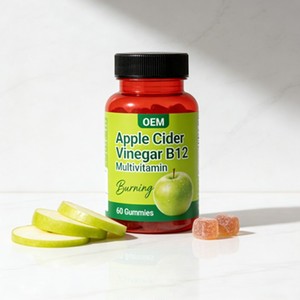 Gummies de Vinaigre de Cidre de Pomme Bio OEM – Vitamines, Antioxydants, Soutien Immunitaire, Végétaliennes, Perte de Poids Adulte, Brûleur de Graisse, Énergie, Beauté - Product Image 3
