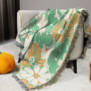 Manta Jacquard de Alta Calidad, Personalizable, Nuevo Estilo, Textil para el Hogar, para Ropa de Cama, Uso Decorativo, Precio Bajo, Cubre Sofá - Product Image 1