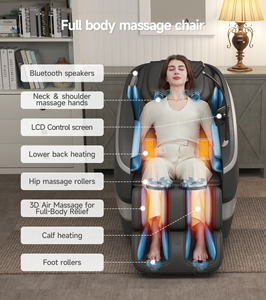 Silla de Cuero 3D de Gravedad Cero con Masaje Shiatsu, Ofrece una Relajación Lujosa para Uso Doméstico - Product Image 4
