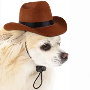 Y-Zペット帽子コスプレ犬のバケツの帽子犬のための西部のカウボーイトラック運転手の帽子