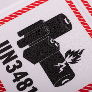 Etiqueta de Advertencia para Transporte Aéreo y Marítimo <span class=keywords><strong>UN3481</strong></span>, Etiqueta de Precaución para Baterías de Iones de Litio UN3480 - Product Image 4