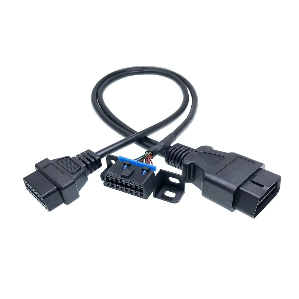 Câble d'extension OBD2 Y 16 broches, adaptateur d'outil de Diagnostic pour voiture, véhicule, camion 24V pour Opel