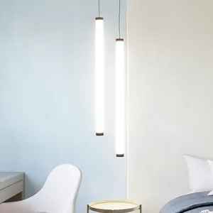 CE approved modern design 360degree round tube shape pendant lighting fixture with high quality