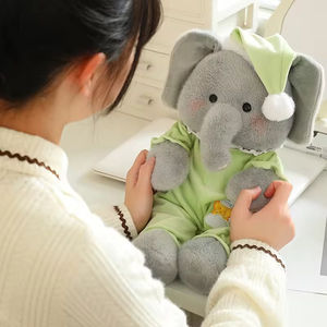 Nuovo HECION bambola di maiale elefante orso coniglio bambola di peluche <span class=keywords><strong>buona</strong></span> <span class=keywords><strong>notte</strong></span> regalo di compleanno per la ragazza scatola regalo piccolo orso bambola - Product Image 3