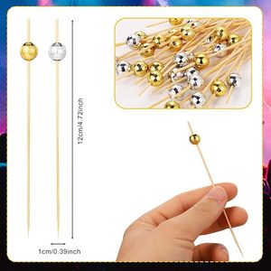 Disco bóng trái cây gậy 100 miếng bao gồm mặt đất bóng gương Cocktail Gậy bên trang trí món khai vị Picks - Product Image 2