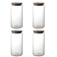 Verre en forme de canette de bière, transparent, sans plomb, style américain moderne, pour sublimation, 16 oz, pour hôtels/restaurants (vente en gros)