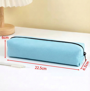 Simple Solid Color Large Capacity Custom Pencil Case - Product Image 1