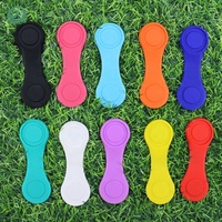 Prix usine Logo personnalisé Golf marqueur de balle magnétique pince à chapeau plusieurs couleurs Golf robuste pince à chapeau en silicone