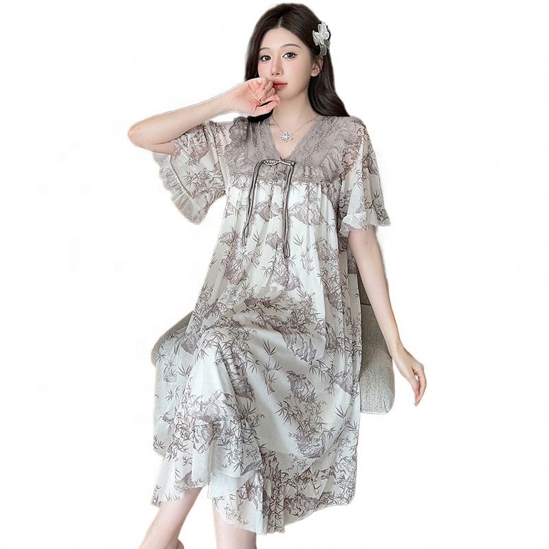 chinese dress ladies Amazon Best Sellers: Best Women's Nightgowns & Sleepshirts