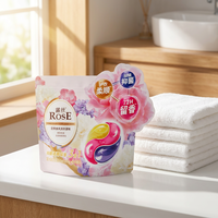 Sachet Doypack personnalisé découpé sur mesure de qualité alimentaire pour perles de lessive de forme spéciale, pour capsules de lessive 3-en-1 haute performance pour la conservation de l'arôme