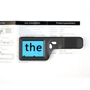 <span class=keywords><strong>Microscope</strong></span> photographique portatif - Appareil photo 200MP Écran 2,4 pouces Zoom 7X/12X/19X 6 LED (3 blancs + 3 UV) Portable Antidérapant - Product Image 2