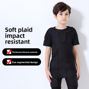 <span class=keywords><strong>KIN</strong></span> - Conjunto Completo de Ropa Deportiva Protectora para Niños, Anti-Colisión, Transpirable, de EVA Suave, para Fútbol y Baloncesto, Camiseta y Pantalones - Product Image 2