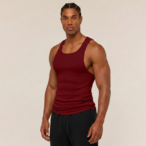 Mens Tank Top with Lightweight Breathable Fabric for Gym Workouts Fitness Training Running and Sports Activities Mens Tank Top - Product Image 3