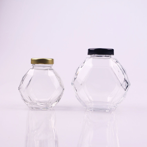 Pot de <span class=keywords><strong>miel</strong></span> en verre hexagonal de qualité alimentaire vide de 250g <span class=keywords><strong>500g</strong></span> avec couvercle en bambou et cuillère en bois pour le <span class=keywords><strong>miel</strong></span>, le sirop, le stockage de la ruche - Product Image 5