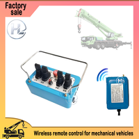 Télécommande sans fil pour grue de camion et véhicules mécaniques 433 MHz Étanche 1 an Plastique (Modèle bleu clair LBNP-TMLM)
