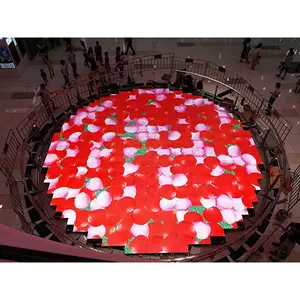 Interaktive Video bühne Tanzboden Ständer LED Wand panele Bildschirm Touch Display Digital Voll Farbe Kachel Wand Zum Tanzen Gaming