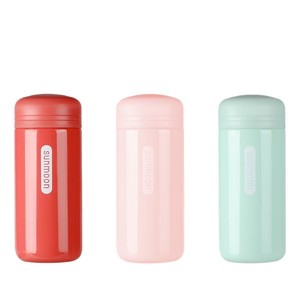 Mini botella de agua portátil de acero inoxidable, taza aislada 304 para viajes, oficina, escuela, uso al aire libre, diseño compacto y ligero - Product Image 2