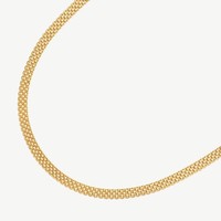 Collier ras du cou pour femme en plaqué or 18 carats épais, avec chaîne ajourée, 4,5 mm, 17 pouces, magnifique et polyvalent, bijou délicat en or