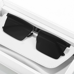 Anti-Glare <strong>Night</strong> Vision Fashion <strong>Glasses</strong> for Men and Women, Semi-Rimless Sports Driving Goggles with Anti-Reflective Lenses - Product Image 4