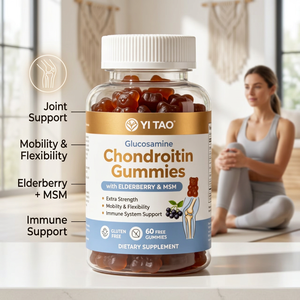Gummies OEMODM extra-fortes à la Glucosamine, Chondroïtine et MSM, avec Soutien au Sureau, pour la Mobilité et la Flexibilité Articulaires, et le Renforcement du Système Immunitaire - Product Image 5