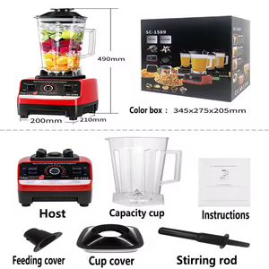 Mixeur Commercial 2-en-1 Silver Crest 4500W Grande Capacité 2L, Broyeur Robuste Portable pour Usage Domestique et Professionnel - Product Image 4