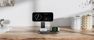 Station de charge 3-en-1, chargeur sans fil rapide, magnétique 15W, pour iPhone et montres connectées, station de charge multi-appareils. - Product Image 6