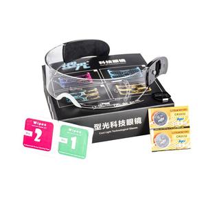 Venta caliente precio bajo acrílico Led gafas parpadeantes brillantes iluminar su evento recién llegados decoración de fiesta - Product Image 6