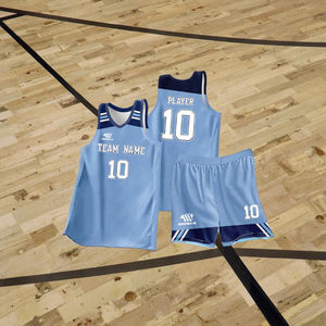 Horweilカスタマイズ可能バスケットボールジャージー通気性セットパーソナライズされたチーム番号OEMメーカーバスケットボールユニフォーム - Product Image 3