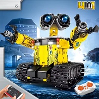 828 pièces STEM DIY Blocs de construction robotiques Modèle de jouet 4 en 1 Robot programmable à double mode (APP et télécommande) Kits de construction de briques robotiques