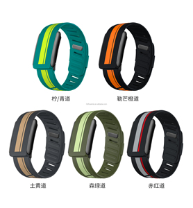 Two Color <b>Dipped</b> Silicone Rubber Strap Replacement for Whoop 5.0/Whoop MG Smartwatch Pin Buckle Waterproof Durable Sport Band - Product Image 2