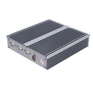 Mini PC Industriale Fanless Intel I7-6500U Computer Embedded per Automazione con 6 RS232 COM 10 USB Dual Ethernet per Controllo Industriale - Product Image 2