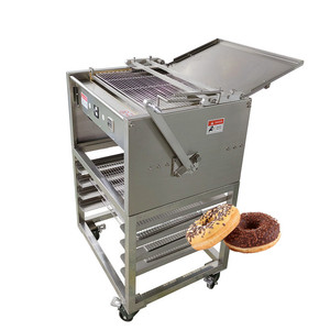 Thương mại sô cô la glazer <span class=keywords><strong>Donut</strong></span> sô cô la lớp phủ icer trang trí bánh rán đóng băng máy - Product Image 4