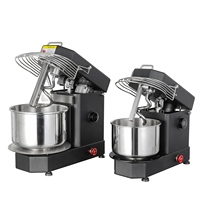 Deegmixer HM-5TD 5L Dubbelroterende Bakkerij Deegmixer met Verlichting