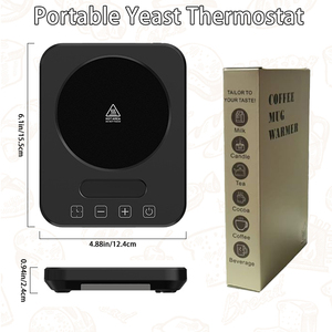 Customizable Mug Warmer Graphene Heating Panel <b>5</b> Temperature Setting Auto Shutoff Modern Design Practical - Product Image 3