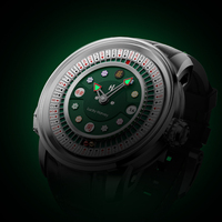 Montre homme LUCKY HARVEY Player Series Poker Roulette, montre mécanique automatique à figurine mobile, lumineuse, ZLS302