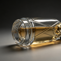 Échantillon gratuit, flacons en verre recyclables de 30 ml, 50 ml, 100 ml, flacon de parfum vide, impression d'écran, logo personnalisable avec boîte cadeau