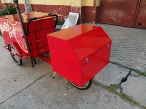 Carrito expendedor de helados, bicicleta con batería, tienda de alimentos, carrito expendedor de bicicletas eléctricas - Product Image 2
