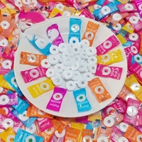Bonbons à la menthe pressés directement de l'usine, multicolores, goût sucré, emballés individuellement, sac OEM, marque privée, vente en gros en vrac