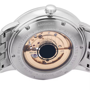 Montre automatique pour homme en acier inoxydable, montre-bracelet mécanique de mode pour affaires, personnalisez votre marque, cadeau de luxe - Product Image 2
