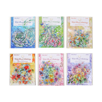 20 stickers per verpakking Fangye Story Collection Series Bloem- en plantenmotieven voor journaling