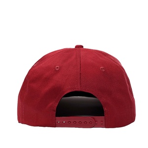 OEM Custom Logo Cap Cotton Embroidery <b>Hat</b> 5 Panel <b>Flat</b> Brim Snapback - Product Image 6