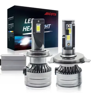 MICOTA Đai Nhiệt L5 Công Suất Cao H4 H13 9004 9007 Đèn Pha Led Crees Đèn Pha 9004 Vs P70 V8 G25 X70